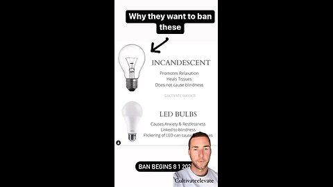 👀WHY THEY WANT TO BAN INCANDESCENT BULBS!!👀🔥🔥