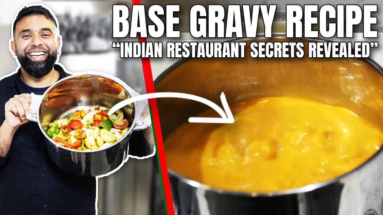 How to make base gravy authentic british indian restaurant style