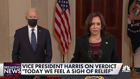 Vice President Kamala Harris on verdict: We feel a sigh of relief, but we still have work to do