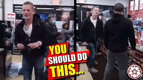 DRUNK White Dude calls Black Guy N Word... How he Should Have REACTED