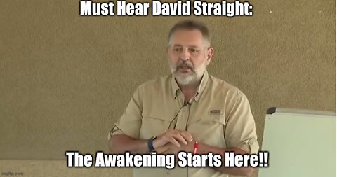 Must Hear David Straight: The Awakening Starts Here!!