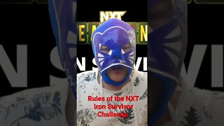 Rules of the 1st Ever NXT Iron Survivor Challenge #shorts