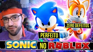 SONIC ficou INSANO no ROBLOX - Sonic Speed Simulator