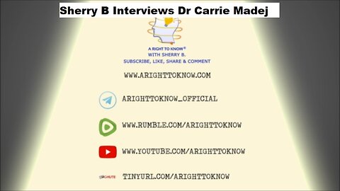 Sherry B. Dr. Carrie Madej –Transhumanist Agenda COVID Bioweapon Injections -Update