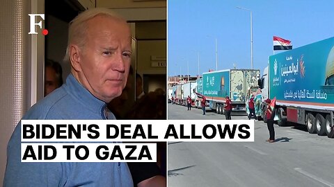 Gaza to Get Humanitarian Aid Soon as Biden Says Egypt Will Open Border