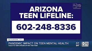 Calls to Teen Lifeline up 50% this year