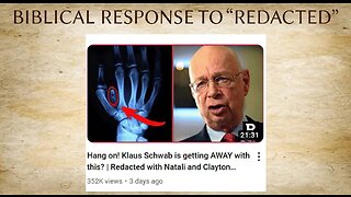 RE: Hang on! Klaus Schwab is getting AWAY with this? | Redacted with Natali and Clayton Morris