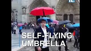 self flying umbrella - interesting