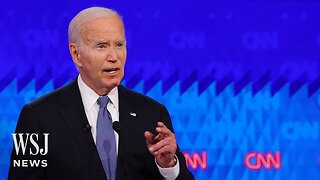 Watch: Biden Stumbles Over His Words During Debate Against Trump | WSJ News