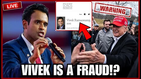 oh NO! Vivek Ramaswamy EXPOSED for Being a WEF/Democrat PUPPET!? 'DEBUNKED'