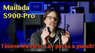 Mailada S900 Preview! The smallest wireless audio devices for sound recording