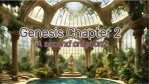 Genesis Chapter 2 Commentary - A Second Creation? Part 1