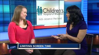 Limiting screen time with children