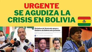 CRECE EL CONFLICTO EN BOLIVIA, VENEZUELA APOYA A LUIS ARCE, ANÁLISIS