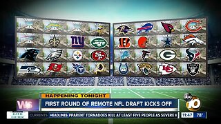 First round of remote NFL draft kicks off