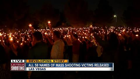 Heartfelt vigils, tributes for victims of Las Vegas shooting