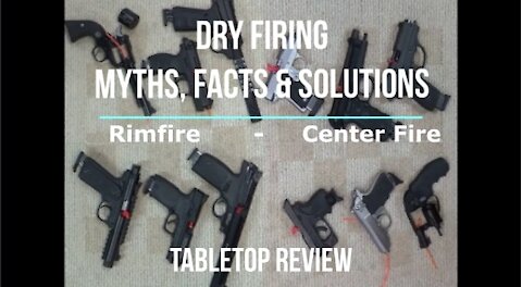 Dry Firing Myths, Facts & Solutions - Rimfire & Center Fire Guns Tabletop Review - Episode #202111