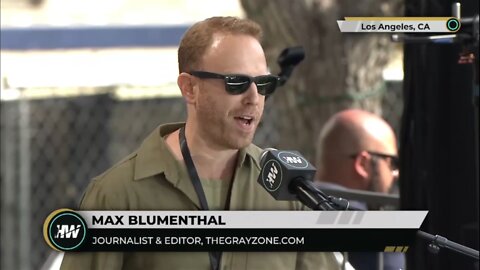 Max Blumenthal Speaks at the Defeat the Mandates Rally