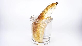 Banana in Water - Rotting Time Lapse