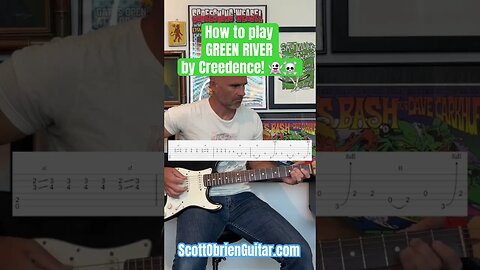 How to play Green River by Creedence Clearwater Revival on guitar! #guitar #lessons