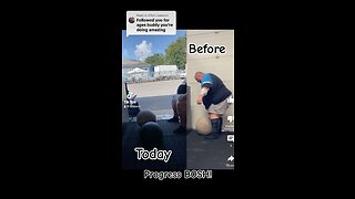 Fat Man Strongman Training