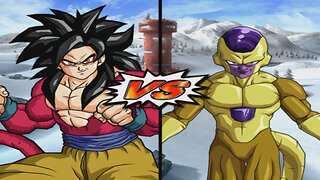 SSJ 4 Goku VS Golden Frieza - DBZ Budokai Tenkaichi 4