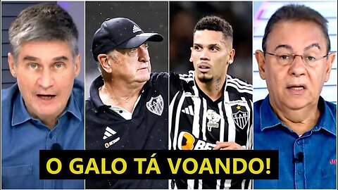 "O trabalho do Felipão é IMPRESSIONANTE, cara! O Atlético-MG é DISPARADO O MELHOR..." GALO EXALTADO!