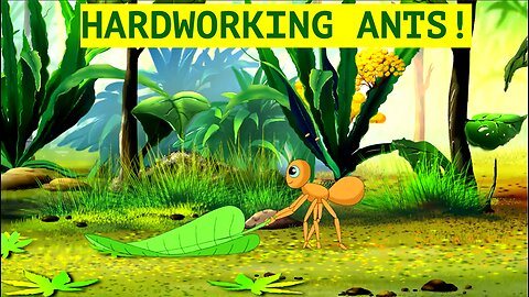Hardworking Ant Cartoon - Kids Funny Cartoon - Children songs - New Cartoon