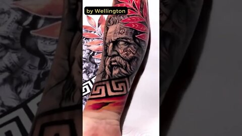 Stunning work by Wellington #shorts #tattoos #inked #youtubeshorts