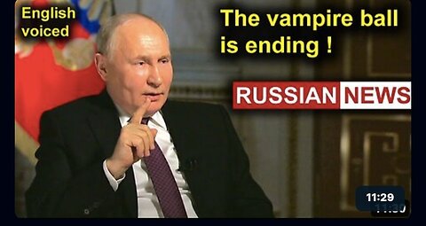 The West must understand that the vampire ball is ending! Putin, Russia, Ukraine