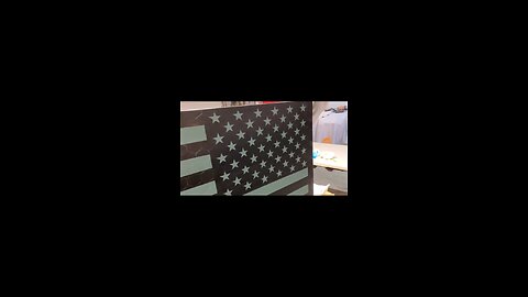 Wooden reverse IR flag patch