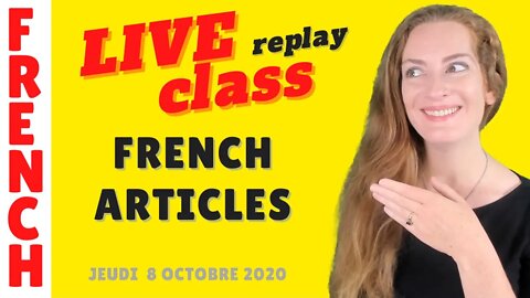 Direct : FRENCH ARTICLES - For beginner French learners - Leçon + exercices