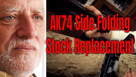 Replacing a stock on AK-74 Triangle folder to Polymer Folder