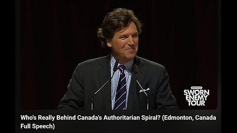 Who's Really Behind Canada's Authoritarian Spiral? (Edmonton, Canada Full Speech)