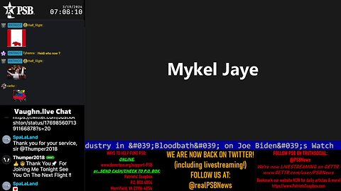 2024-03-19 07:00 EDT - Patriots Soapbox AM: with MykelJaye, SkyeBreeze