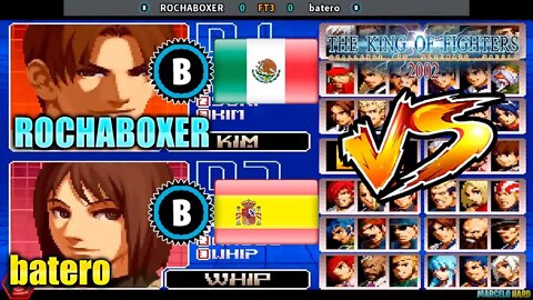 The King of Fighters 2002 (ROCHABOXER Vs. batero) [Mexico Vs. Spain]
