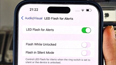 How To Put LED Flash Notifications on iPhone 15 Pro Max