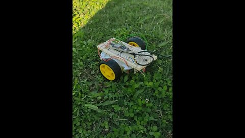 Can This ESP8266 Robot Car Run in The Garden !!