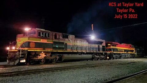 Kansas City Southern at Taylor Yard with NS-68N Sand Train July 15 2022 #NS68N #KCS #RailFanRob