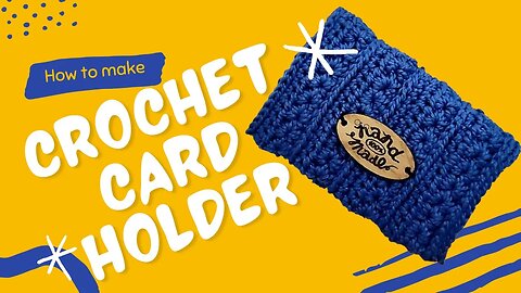 Master the Art of Crochet: DIY Card Holder Tutorial with Pattern!