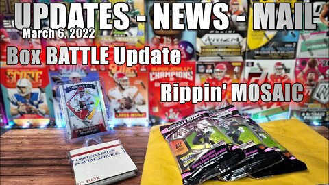 3.6.22 | More 2021 Mosaic Football Cellos, Mail and Rookies & Stars Longevity Box Battle Update!