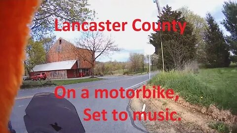 Motorcycle / scooter ride through Lancaster county Pennsylvania set to music.
