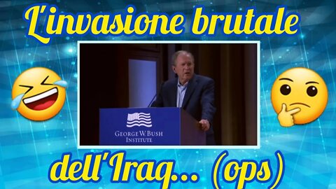 La gaffe di Bush sull'Ucraina! (Sottotitoli in italiano)