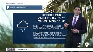 Wet weekend on tap for Southern Arizona