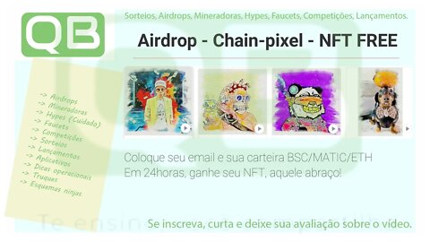 Airdrop - Chain-pixel - #NFT #Free de Gratis no GAS