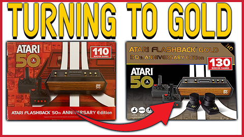 Atari 50th Anniversary Flashback Base - Changing It to Gold