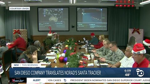 San Diego company helps NORAD translate their Santa-tracking technology