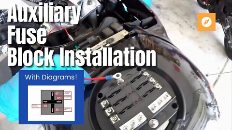 How to Install a Switched Power Relay and Auxiliary Fuse Block on a Motorcycle - TMW Garage