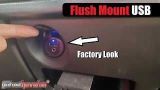 Flush Mount USB Installation for aftermarket Head Unit (Android Auto / Apple CarPlay) | AnthonyJ350