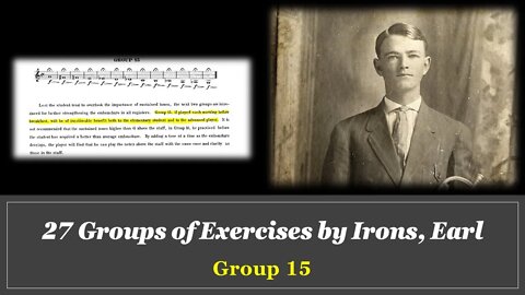 [TRUMPET LIP FLEXIBILITY] Breath Control and Flexibilities for Trumpet by (Earl IRONS) - GROUP 15